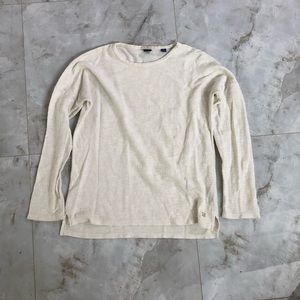 SCOTCH&SODA Cream Cotton Sweater